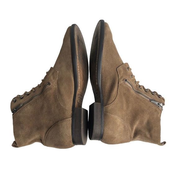 Sam Edelman Womens Mackay Ankle Boots Booties Brown Leather Zipper Combat 10.5 M - Picture 8 of 11